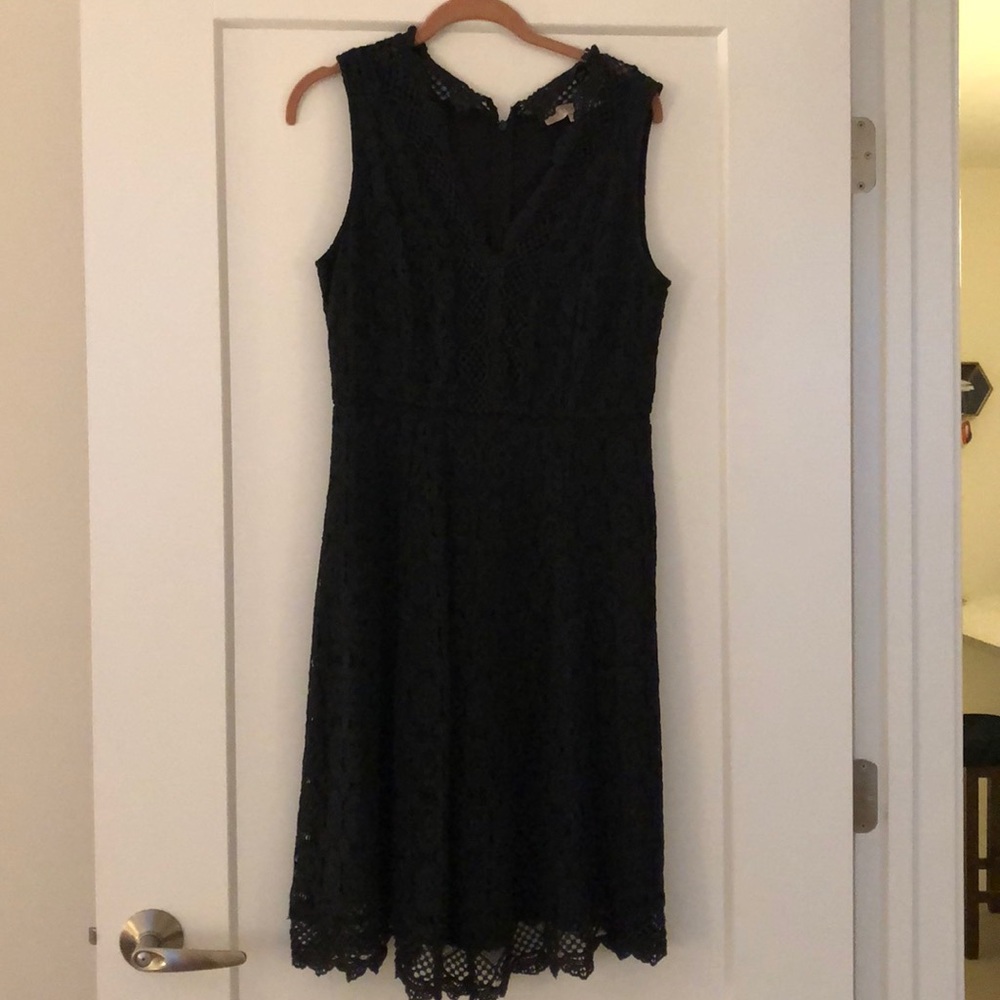 LOFT Lace Midi Dress